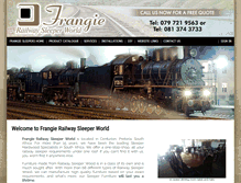 Tablet Screenshot of frangie.co.za